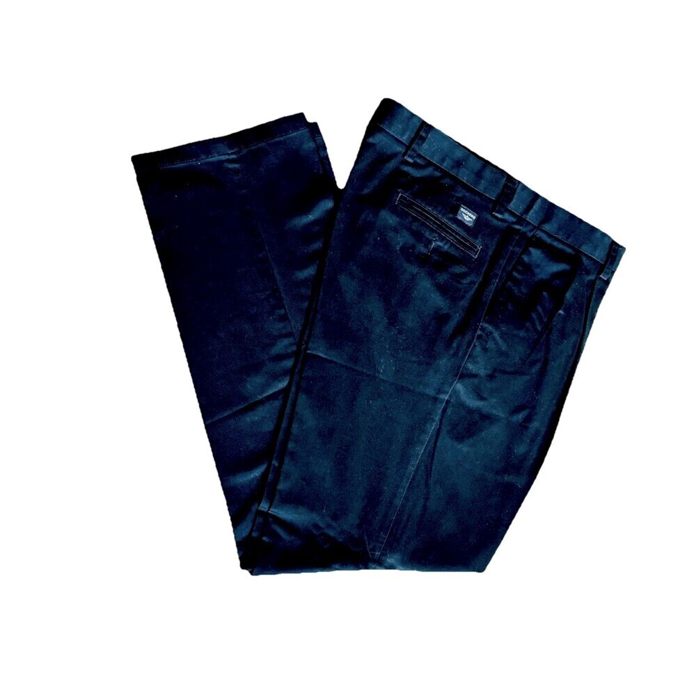 Dockers Men’s Pants W36 L34 Individual Fit Waistband Black 100% CottonClassic